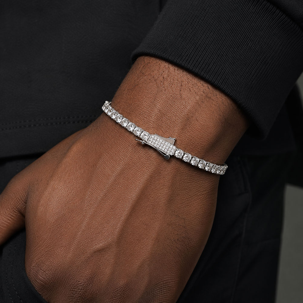 Tennis Bracelet Cubic - 3mm 4mm Iced Out Tennis Armband