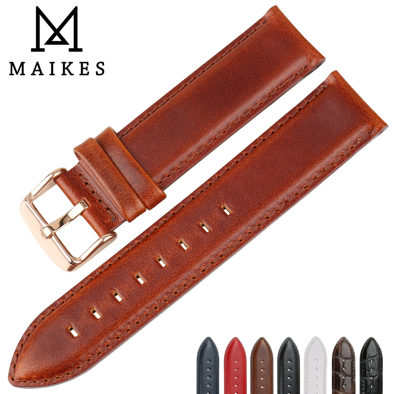 Daniel Wellington Watches & Jewelry Online Store - MAIKES Horloge Accessoires Lederen Horlogebandje 16mm