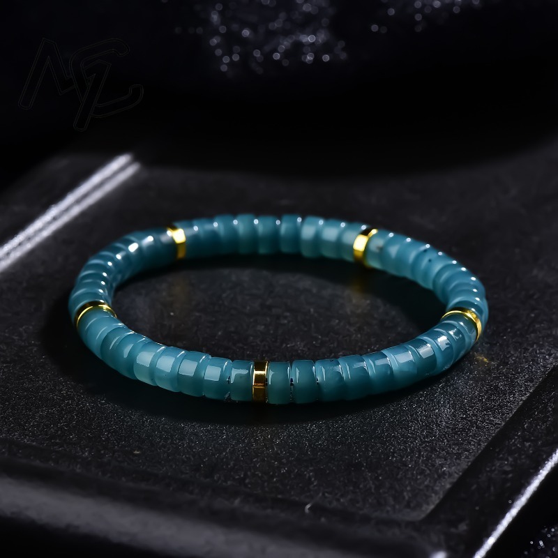 Jewelry & Watches Sp Z Oo Opinie - Natuurlijke Jadeïet Blauw Water Abacus Kralen