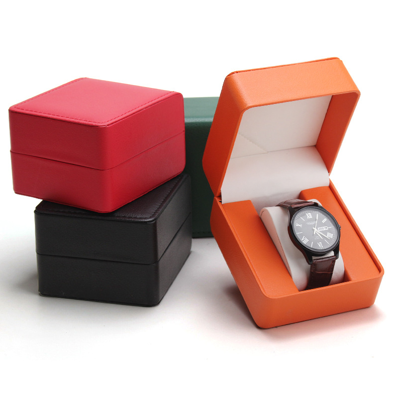 Jewelry Box That Holds Watches - Horloge opbergdoos PU enkele horlogevitrine polshorloge