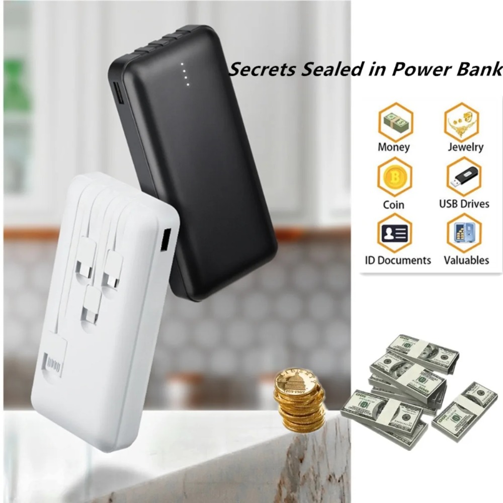 Jewelry Box That Holds Watches - Draagbare Power Bank-vormige opbergdoos kan horloges