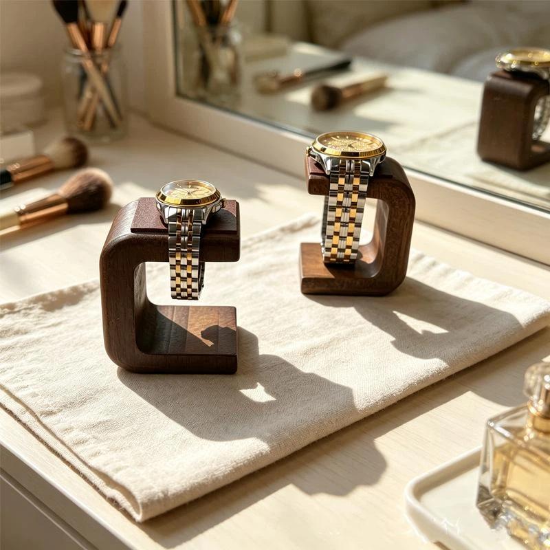~Houten horlogehouder, sierade - Jewelry Bracelet Watches recensie en prijs