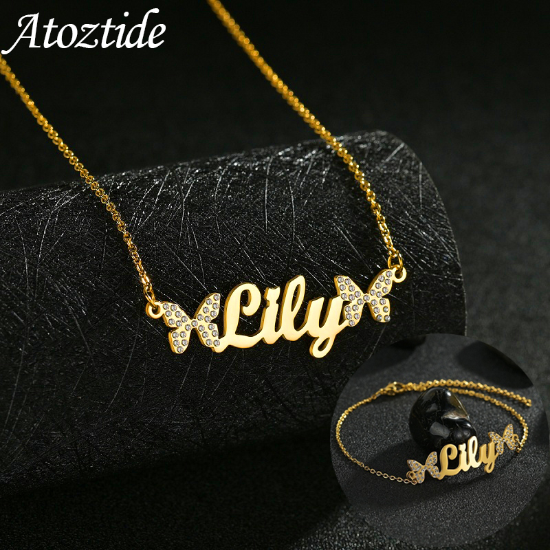 Atoztide Aangepaste Sieraden S - Engraved Name Necklace recensie en prijs