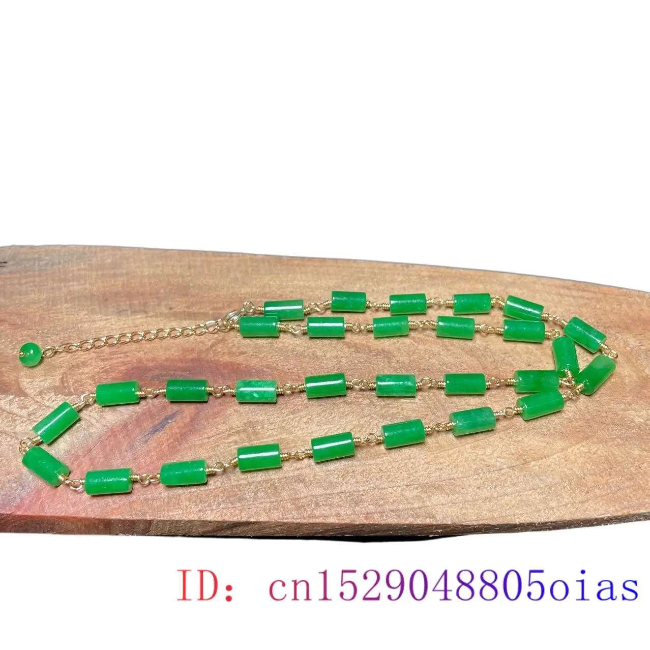 Groene Jade Kralen Ketting Vin - Jewelry & Watches Sp Z Oo Opinie recensie en prijs