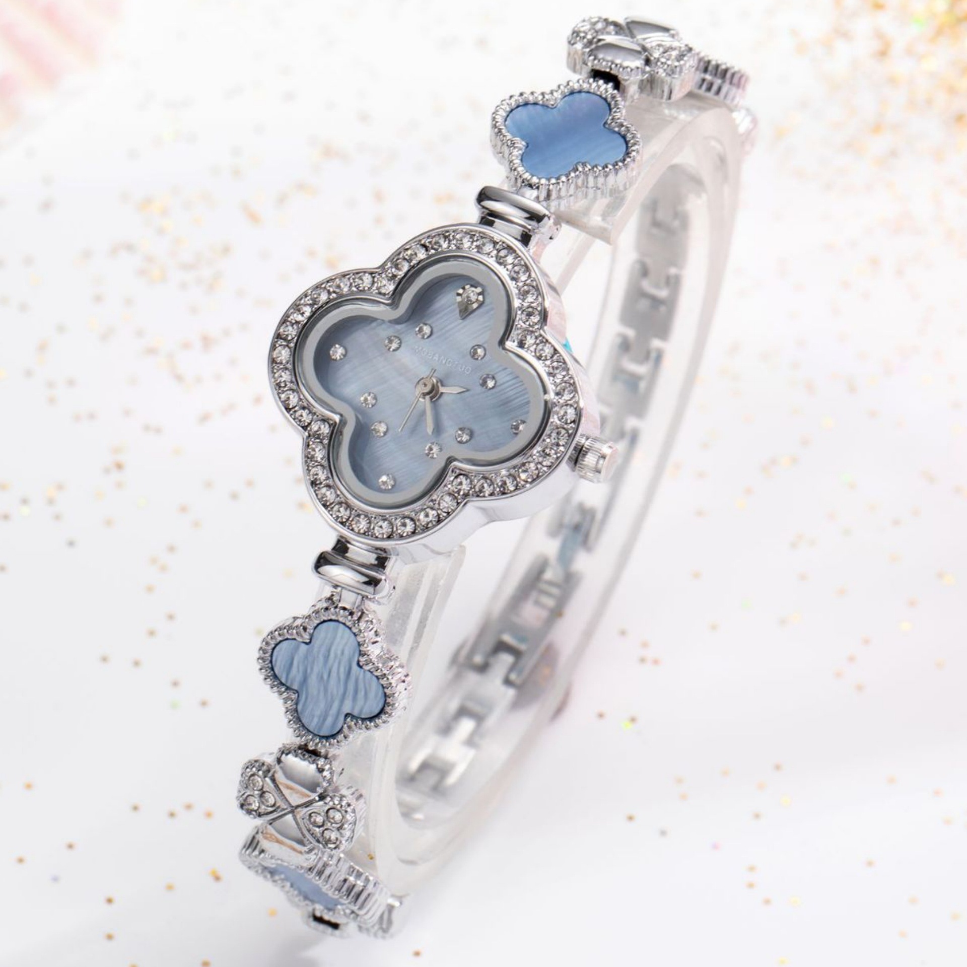 KAIRIS Dames Luxe Klaverhorlog - Jewelry Watches Silver recensie en prijs