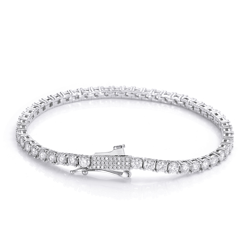 3mm 4mm Iced Out Tennis Armban - Tennis Bracelet Cubic recensie en prijs