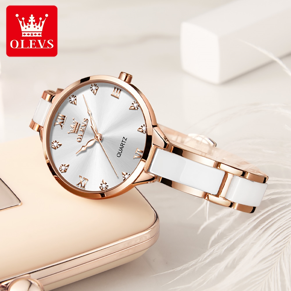 OLEVS 5872 Vrouwen Horloges Qu - Jewelry Bracelet Watches recensie en prijs