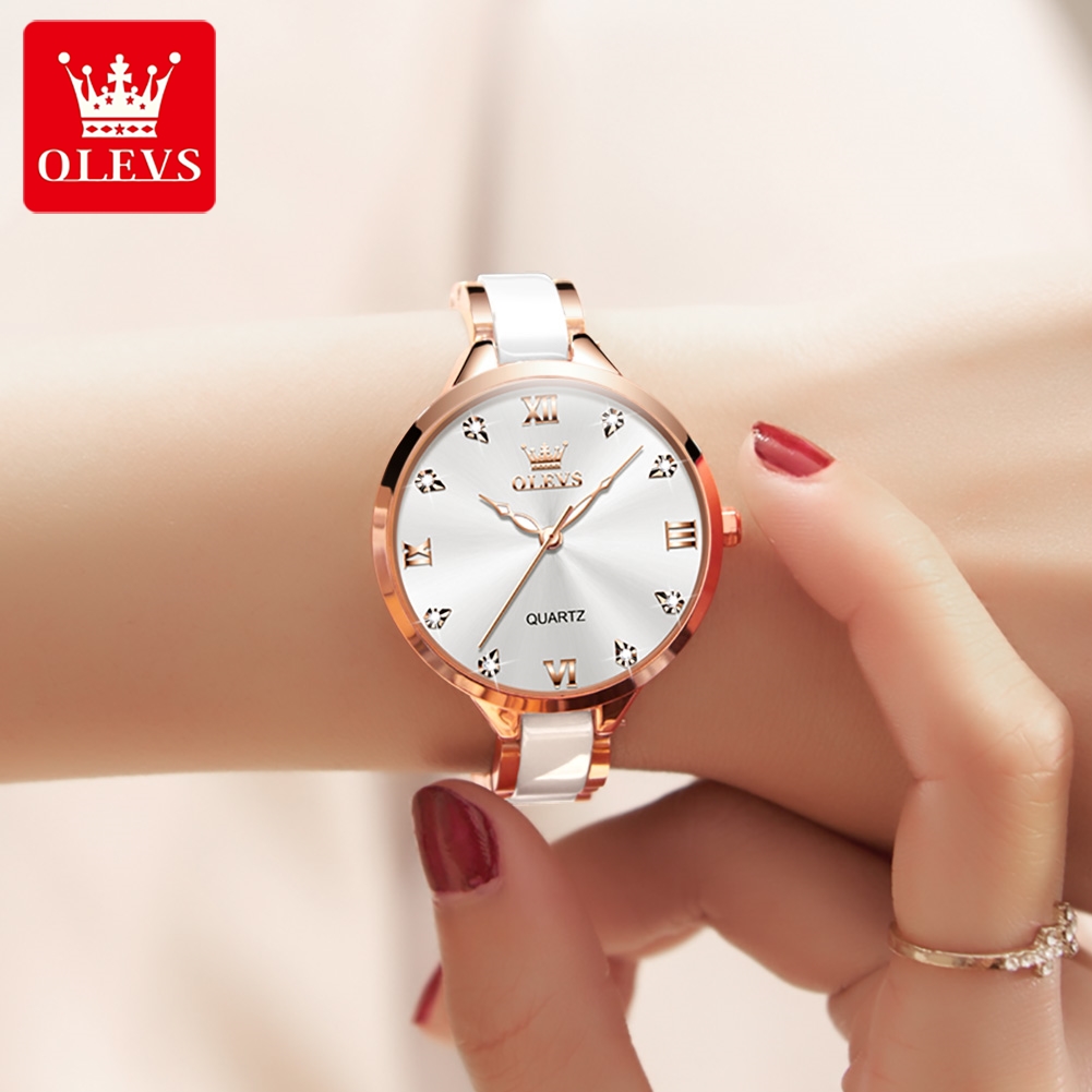 OLEVS 5872 Vrouwen Horloges Qu - Jewelry Bracelet Watches recensie en prijs