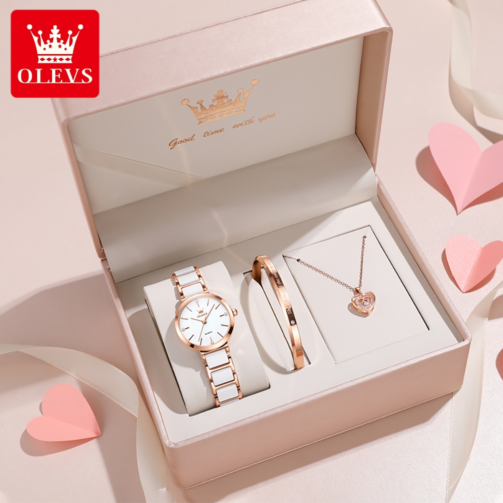 OLEVS Dameshorloge 5877 Luxe E - Jewelry Bracelet Watches recensie en prijs