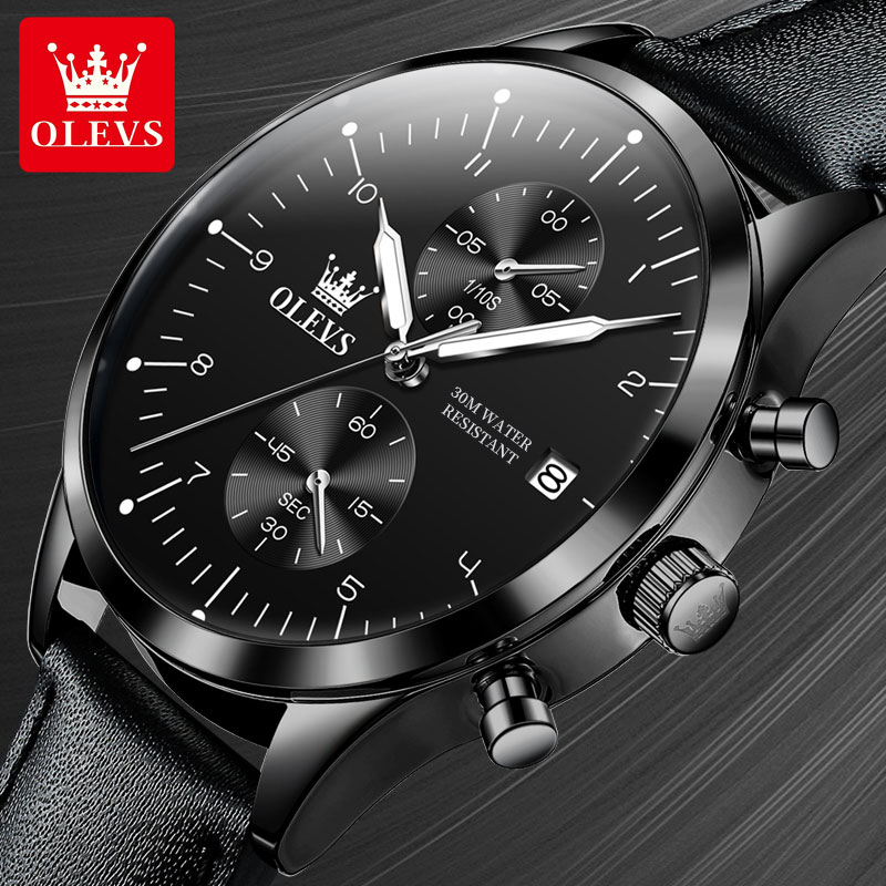 OLEVS 2880 Casual Herenhorloge - Leather Bracelet recensie en prijs
