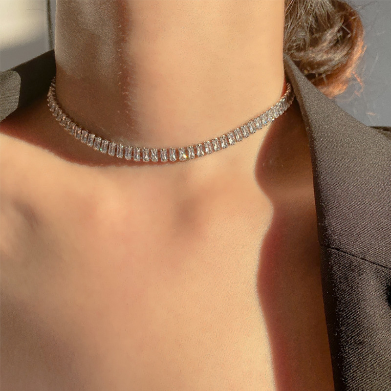 Trendy Tennis Cz Choker Kettin - Tennis Bracelet Cubic recensie en prijs