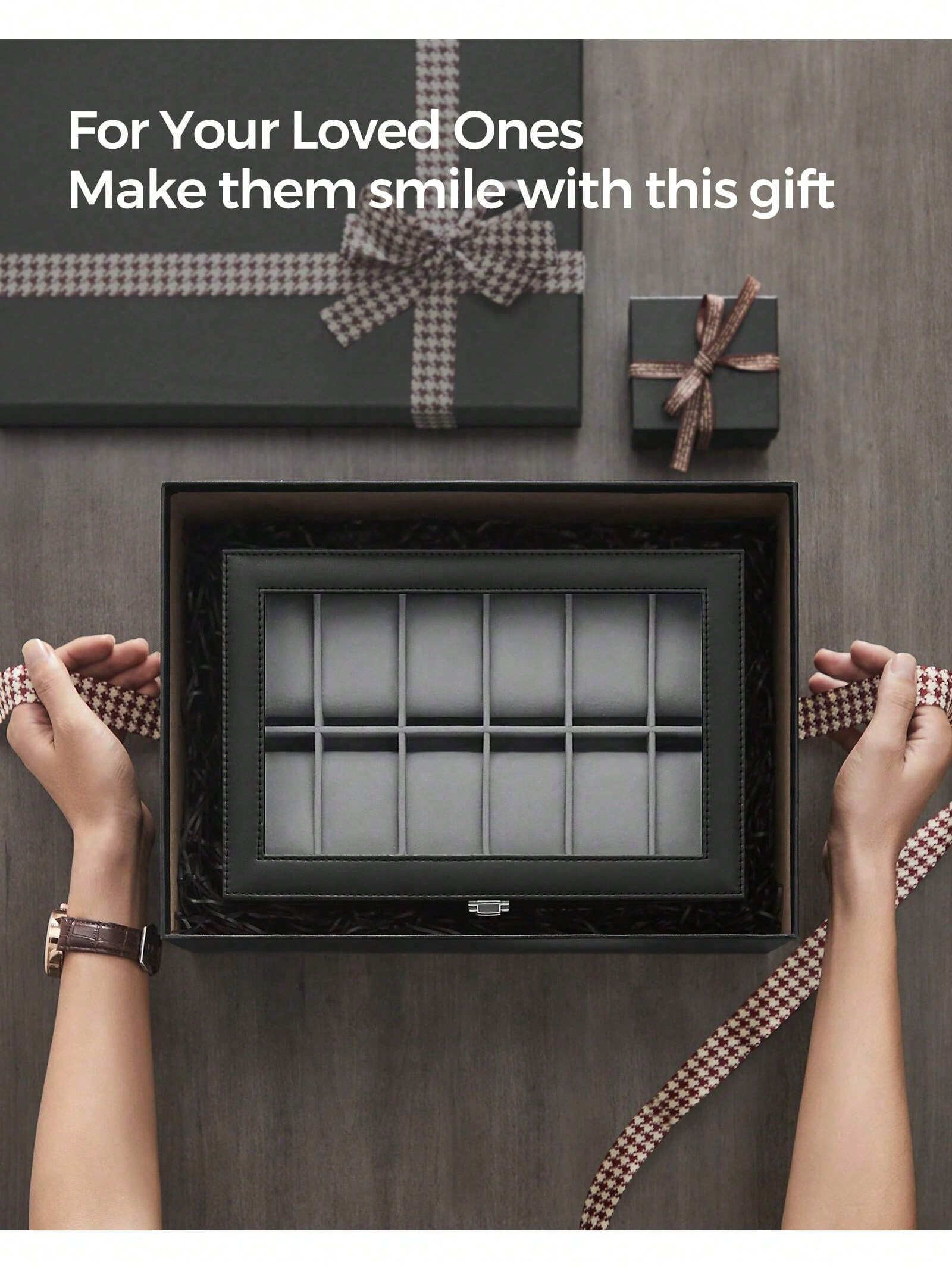 12-vakjes afsluitbare horloged - Jewelry Box That Holds Watches recensie en prijs