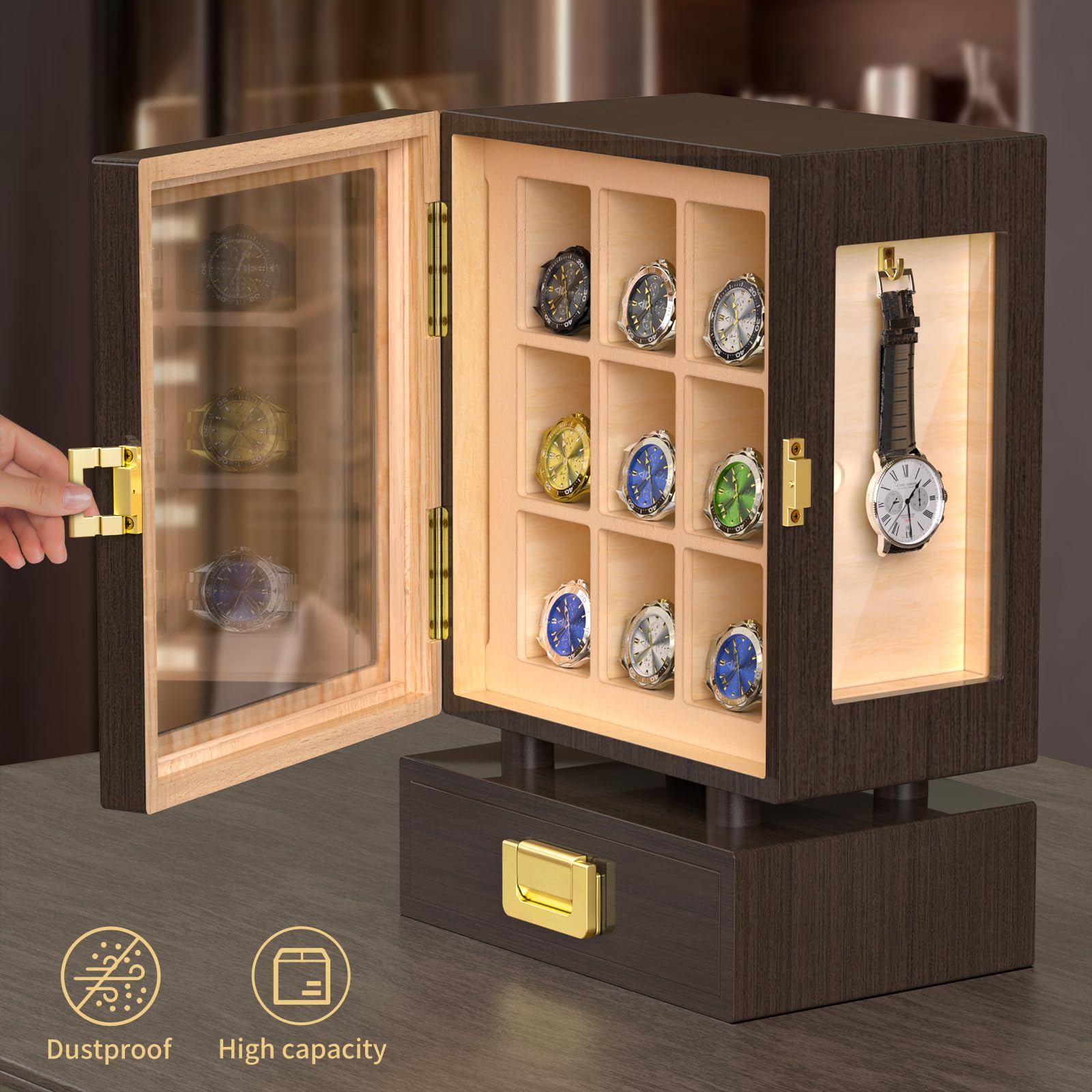Houten opbergdoos voor horloge - Watches & Jewelry Lvmh recensie en prijs