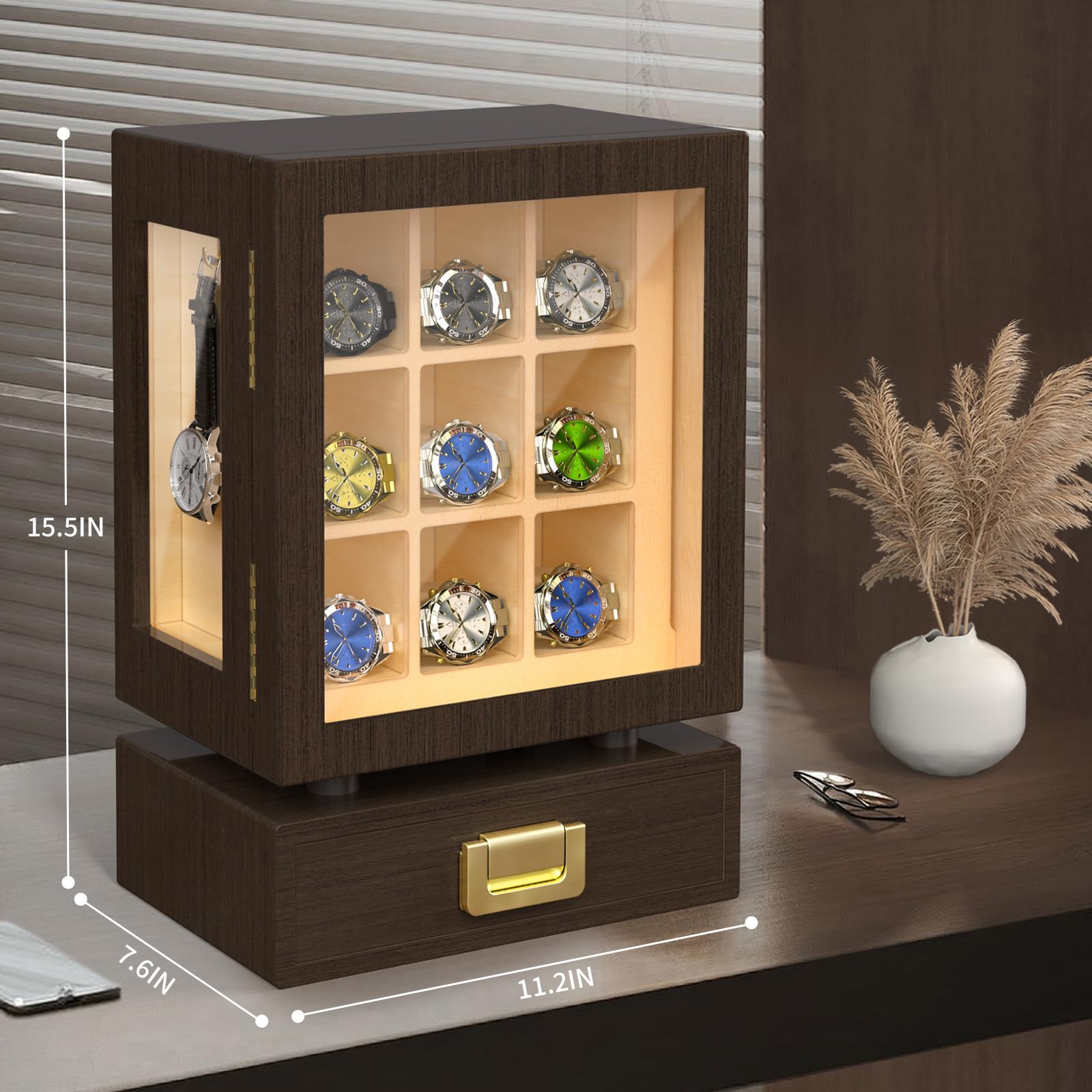 Houten opbergdoos voor horloge - Watches & Jewelry Lvmh recensie en prijs
