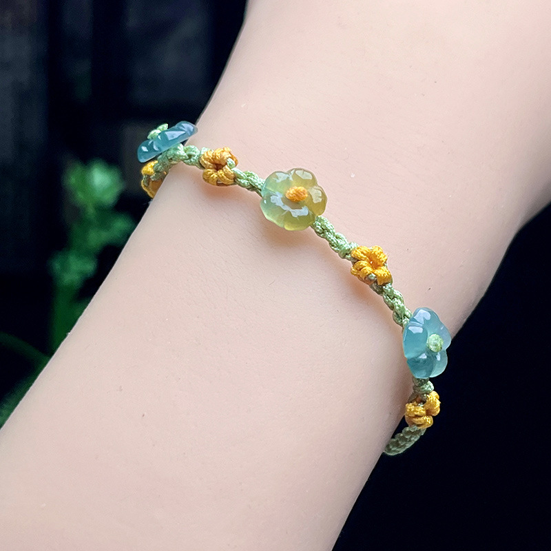 Myanmar Jadeïet Bloem Armband  - Jewelry & Watches Sp Z Oo Opinie recensie en prijs