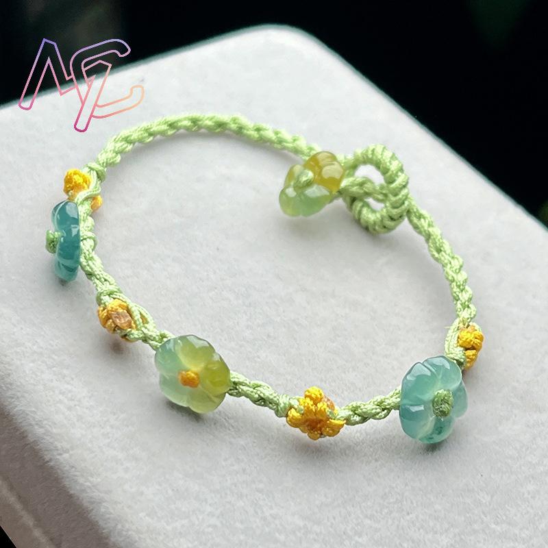 Myanmar Jadeïet Bloem Armband  - Jewelry & Watches Sp Z Oo Opinie recensie en prijs