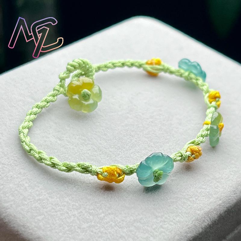 Myanmar Jadeïet Bloem Armband  - Jewelry & Watches Sp Z Oo Opinie recensie en prijs