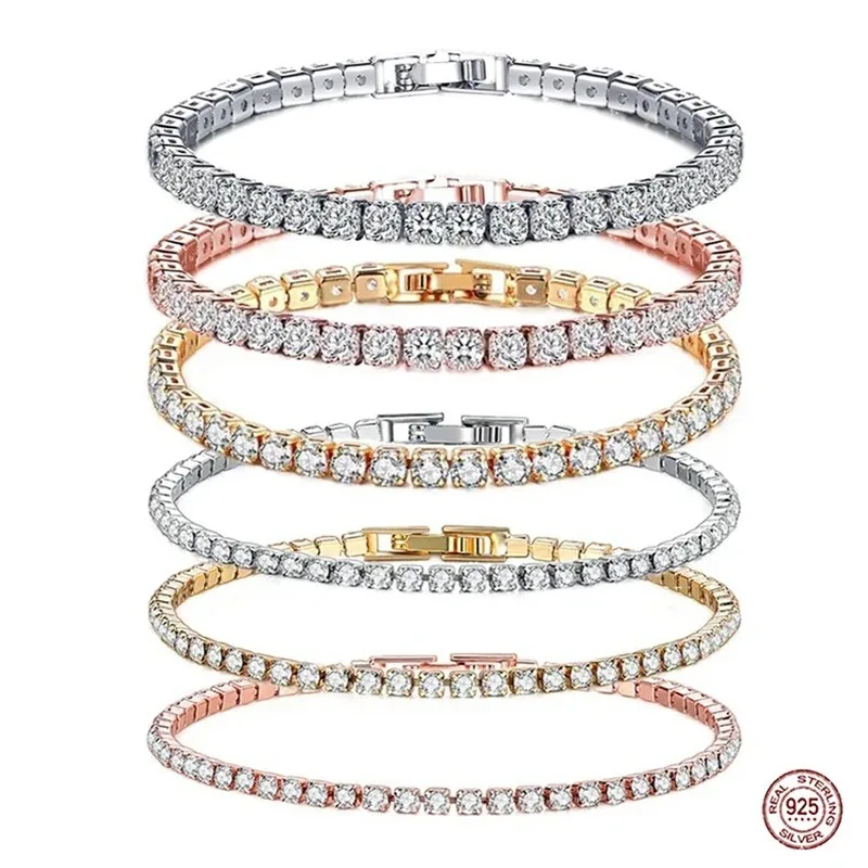 Hiphop 925 Sterling Zilver Zir - Tennis Bracelet Cubic recensie en prijs