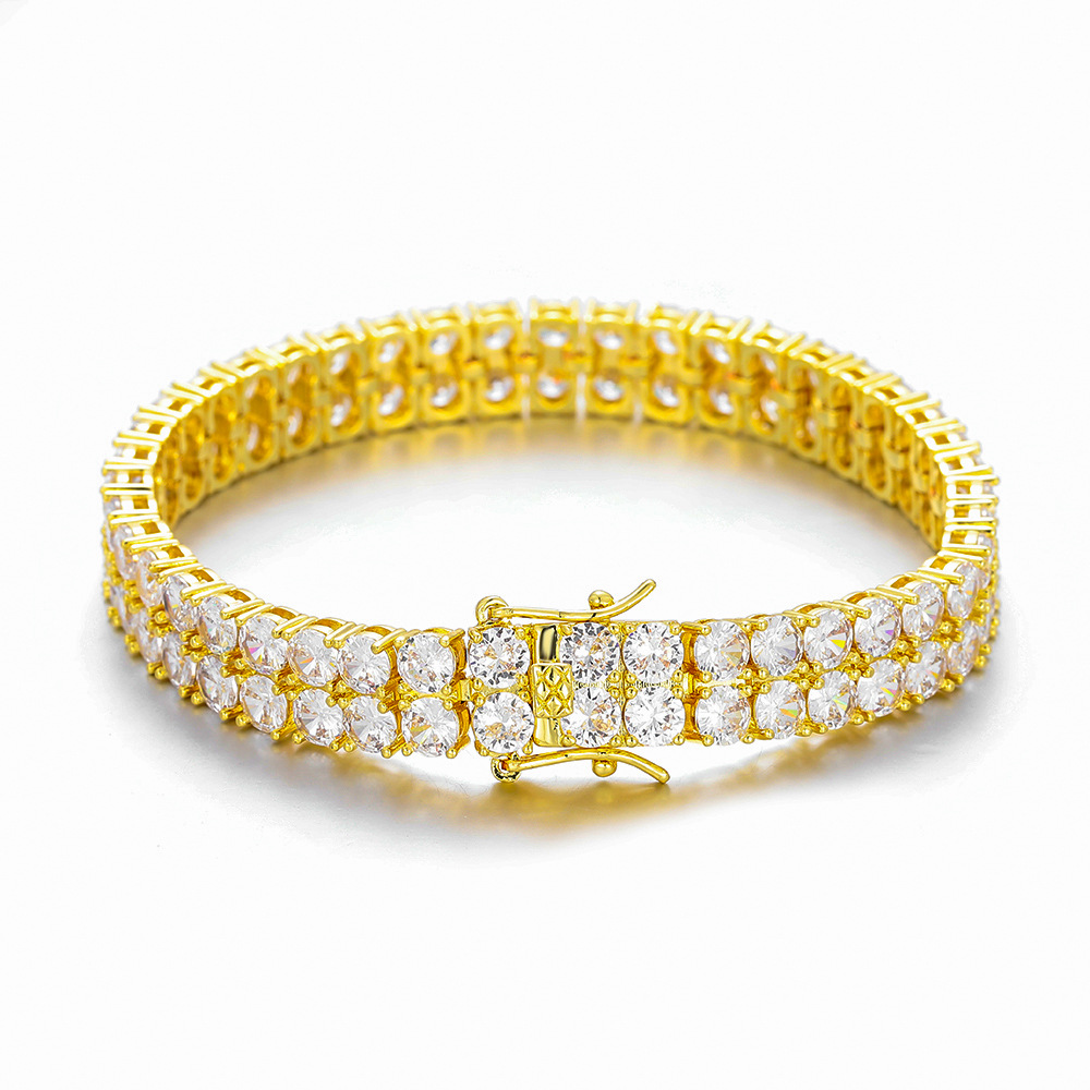 2 rij tenniskettingen armband  - Tennis Bracelet Cubic recensie en prijs
