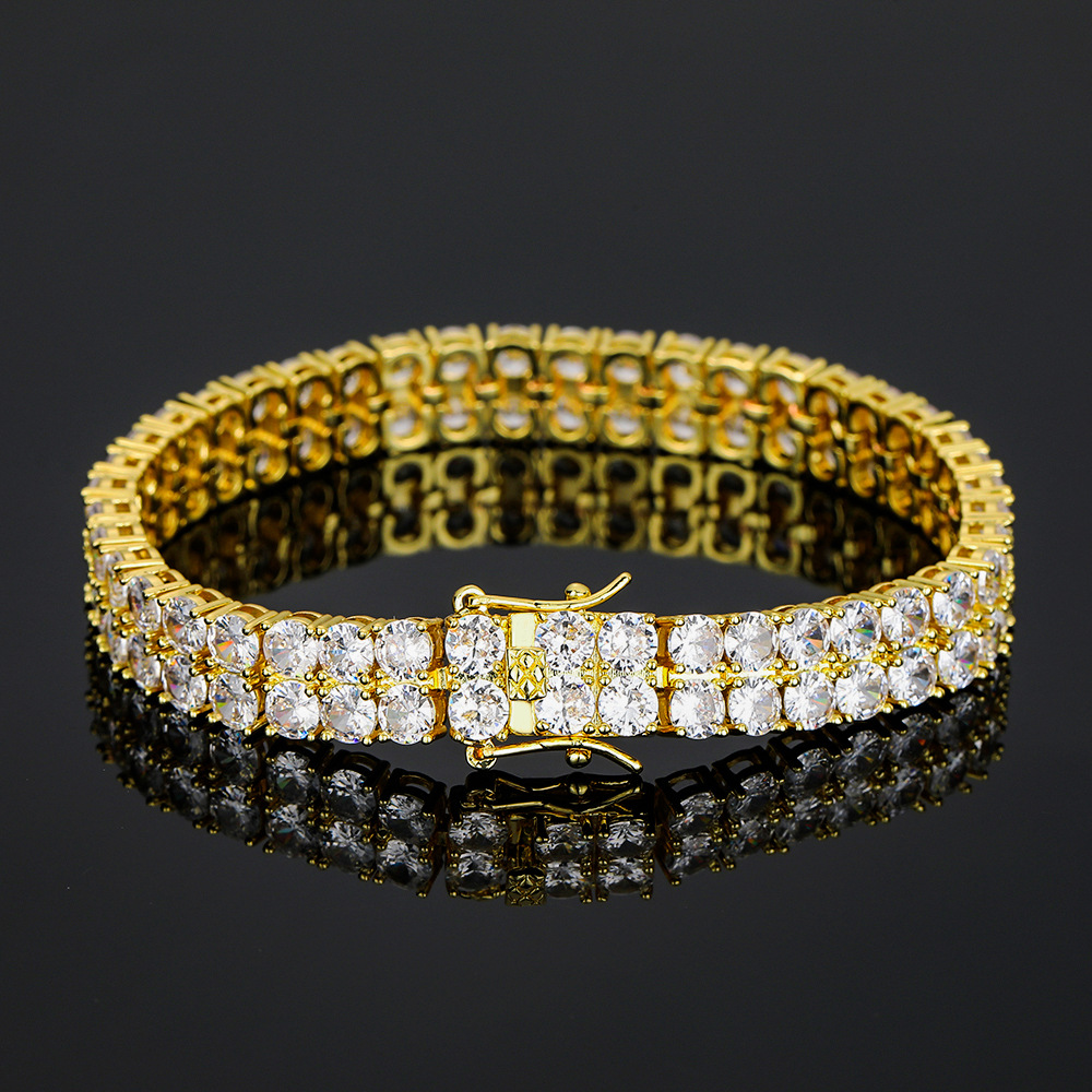 2 rij tenniskettingen armband  - Tennis Bracelet Cubic recensie en prijs