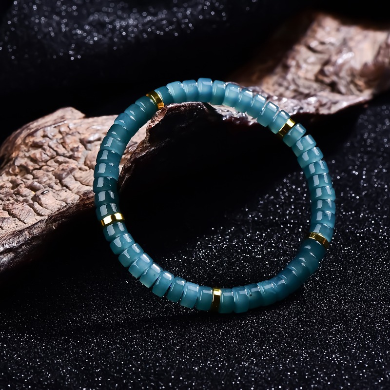 Natuurlijke Jadeïet Blauw Wate - Jewelry & Watches Sp Z Oo Opinie recensie en prijs