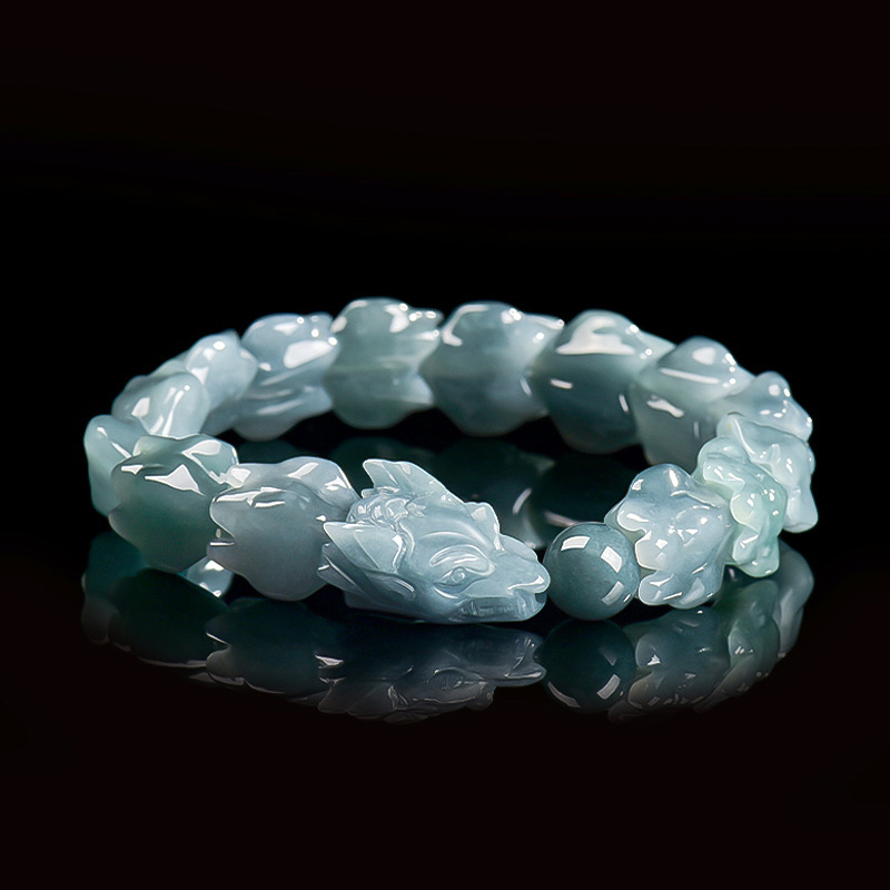 Blauwe Birmese Jadeïet Draak A - Jewelry & Watches Sp Z Oo Opinie recensie en prijs