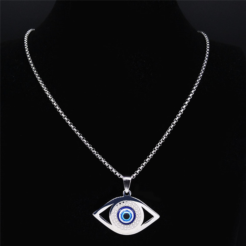 Islam Hamsa Evil Blue Eye kett - Jewelry & Watches Sp Z Oo Opinie recensie en prijs