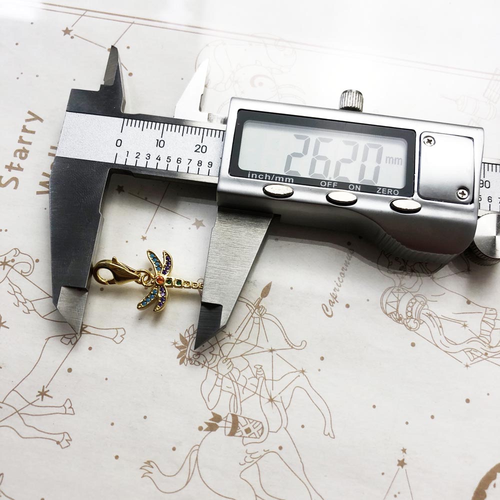 Dragonfly Charm Hanger Herfst  - Paradise Jewelry & Watches Llc Photos recensie en prijs