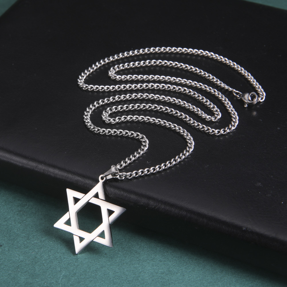 Roestvrijstalen Davidster hang - Jewelry & Watches Sp Z Oo Opinie recensie en prijs