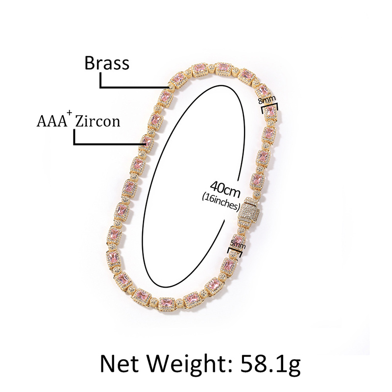 Hiphop 5A+ CZ-steen bling iced - Tennis Bracelet Cubic recensie en prijs