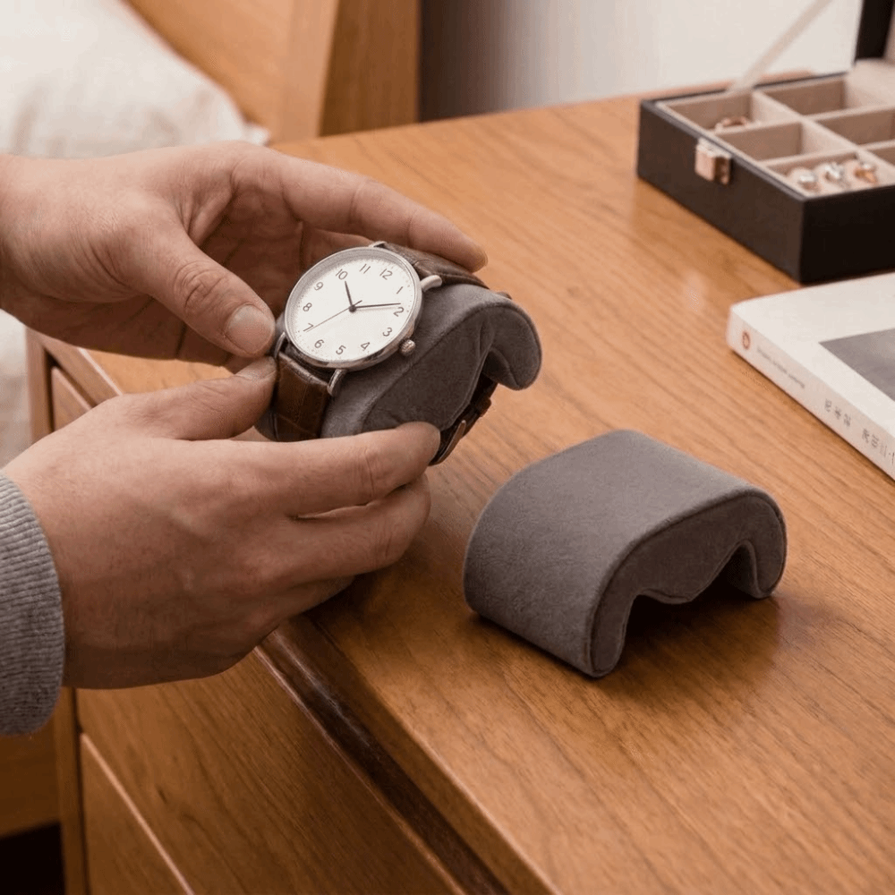 Zacht fluwelen horloge-opbergk - Jewelry Box That Holds Watches recensie en prijs